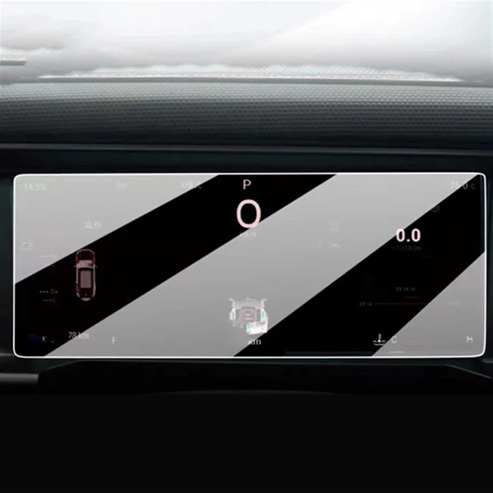 BBWUQIU Displayschutzfolie Kompatibel Mit Jetour Für Traveller T2 2023 2024 Auto-Innenraum-Armaturenbrett-Schutzfolie Auto-Navigations-Schutzfolie Autozubehör(Dashboard) von BBWUQIU