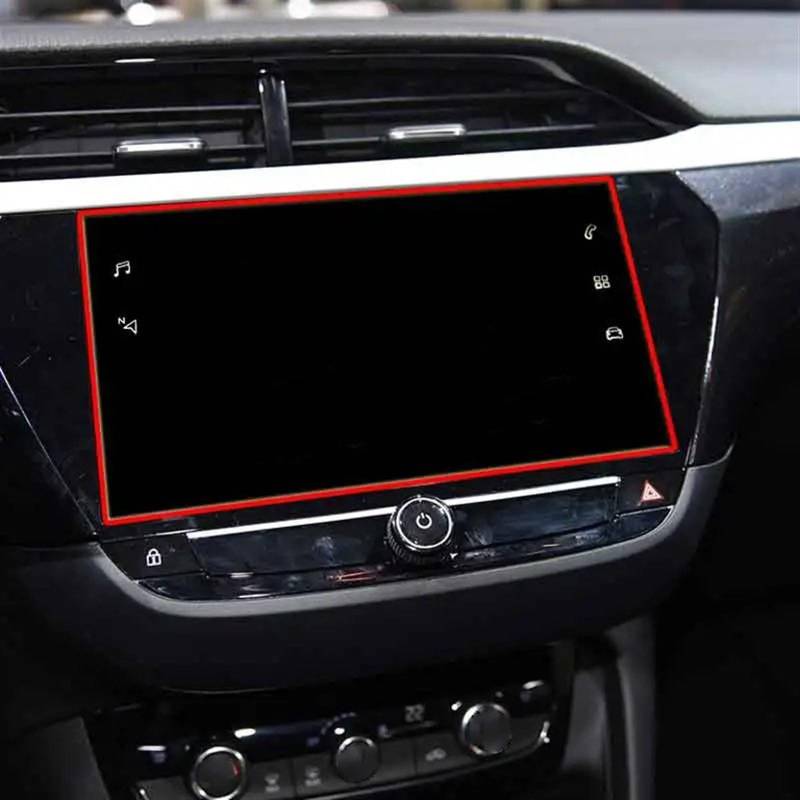 BBWUQIU Displayschutzfolie Kompatibel Mit Opel Für Corsa Gs Linie 2020 2021 7 Zoll Auto Navigation Display Schutzhülle Film Aufkleber Auto Innen Armaturenbrett Schutz Film von BBWUQIU