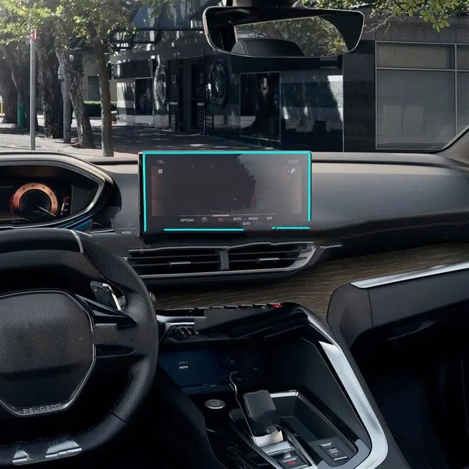 BBWUQIU Displayschutzfolie Kompatibel Mit Peugeot Für 5008 2021 Auto Navigation Schutz Film Gehärtetem Glas Display-Schutz Film Auto Navigation Schutz Film(for GPS) von BBWUQIU