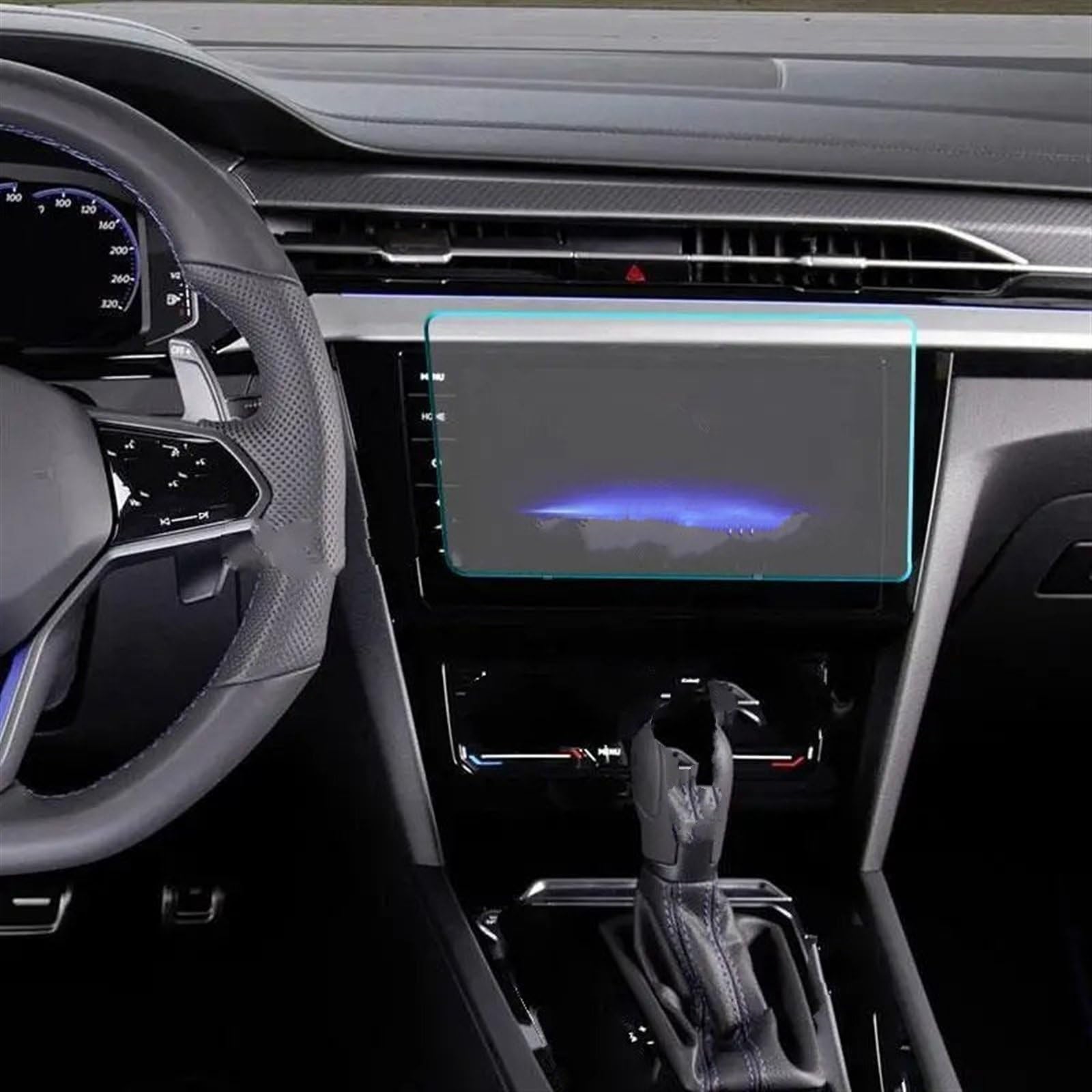 BBWUQIU Displayschutzfolie Kompatibel Mit VW Für Arteon 2021 9,2 Zoll Autonavigationsbildschirm-Schutzfolienaufkleber Autoinstrument-Schutzfolie Autozubehör(for GPS) von BBWUQIU