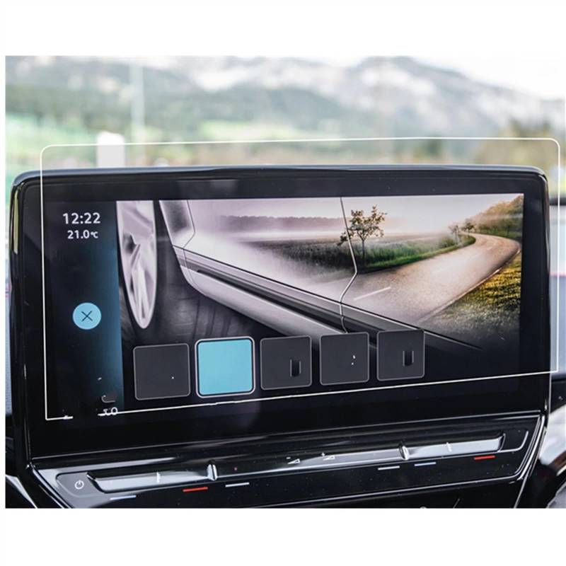 BBWUQIU Displayschutzfolie Kompatibel Mit VW Für Id.5 Für Id5 GTX 2022 Navigation Display Screen Schutz Film Center Control Screen Schutz Film Auto Zubehör(GPS) von BBWUQIU