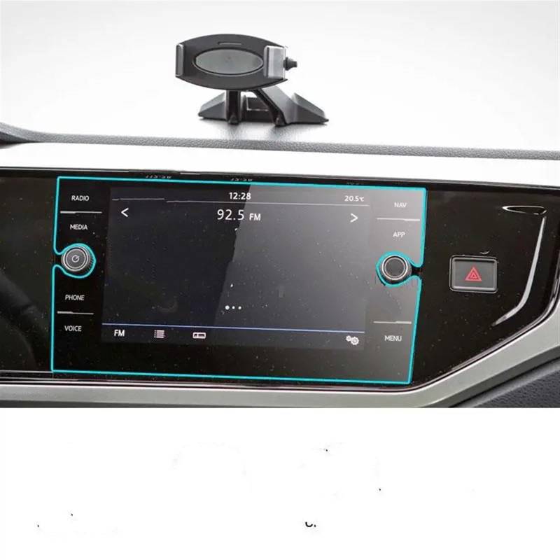 BBWUQIU Displayschutzfolie Kompatibel Mit VW Für Virtus 2020 2021 Auto Instrument Transparent Schutz Film Navigation Display Screen Schutz Film Auto Zubehör von BBWUQIU