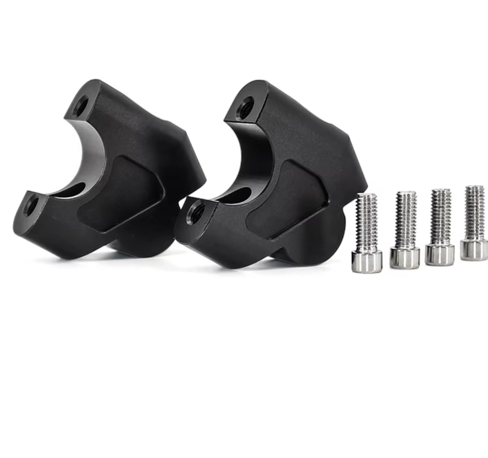 BBWUQIU Motorrad Lenker Riser Für CB650R 2019- Motorrad Lenker Riser Kit Riser Klemmen Verlängerungsadapter Motorrad Lenkerhalterungs Klemmheber Universal Lenker Riser(Black) von BBWUQIU