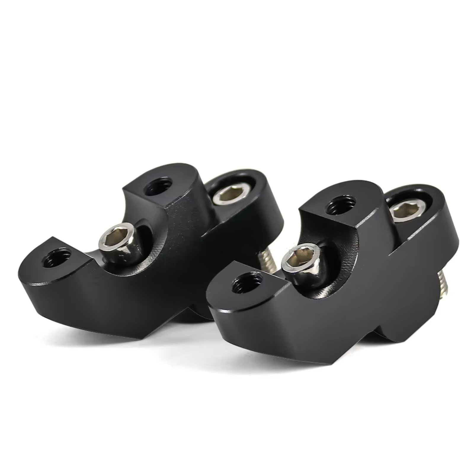 BBWUQIU Motorrad Lenker Riser Für NC700X Für NC750X Für NC700S Motorrad Riser Lenker Klemme Bar Montieren Lenkrad Steigleitungen Bewegen Lift Clip Adapter Zubehör(Black) von BBWUQIU