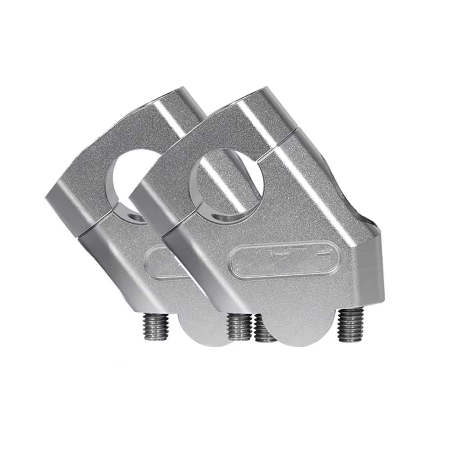 BBWUQIU Motorrad Lenker Riser Für XL750 Für TRANSALP 22mm/28mm Motorrad Lenker Riser Erhöhung Klemme Zubehör Lenker Riser Klemmen Motorrad Bar Riser Adapter(Silver,22mm) von BBWUQIU