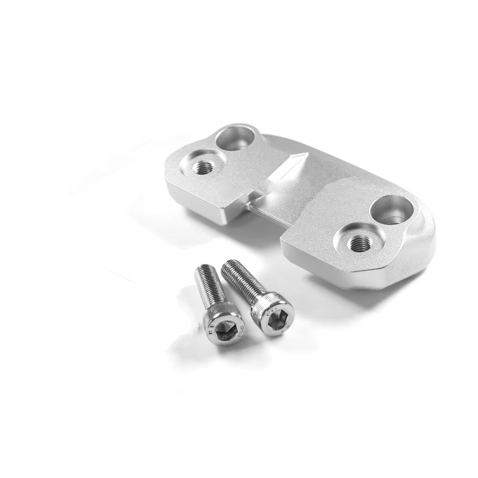 BBWUQIU Motorrad Lenker Riser Kompatibel Mit Ducati Für Scrambler 400 800 1100 Motorradzubehör Lenker-Riser-Klemme Verlängern Lenkeradapter Lenker-Riser(Silver) von BBWUQIU