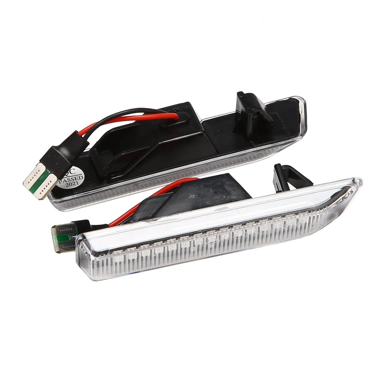 BBWUQIU Rückspiegel Blinker Licht Kompatibel Mit Für X5 E53 2000 2001 2002 2003 2004 2005 Für E36 1997 Auto Dynamische Kotflügel Blinker Licht Seite Marker Sequentielle Lampe von BBWUQIU