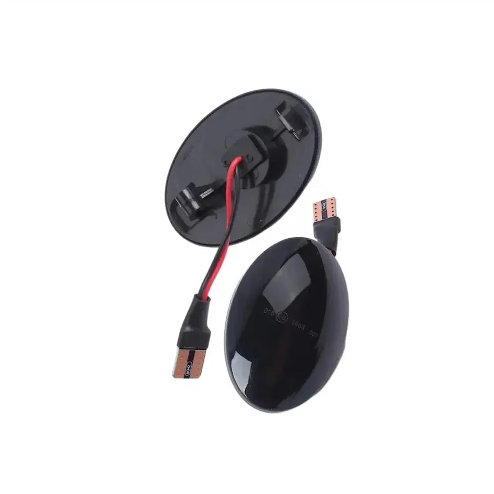 BBWUQIU Rückspiegel Blinker Licht Kompatibel Mit Opel Für Corsa B Für Astra F Für Combo B 1993 1994 1995-2000, 2-teilige Dynamische Seitenmarkierungsleuchte, Repeater-Kontrollleuchte(Smoked Type) von BBWUQIU