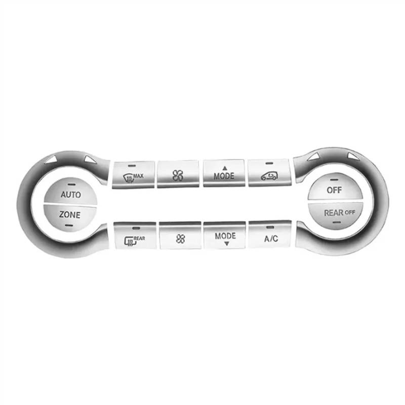 BBWUQIU Schalter Knopf Aufkleber Kompatibel Mit Benz Für GLA Class Für X156 2015 2016 2017 2018 Auto-Zentralsteuerung Klimaanlage Knopf Reparatur Abdeckung Aufkleber von BBWUQIU