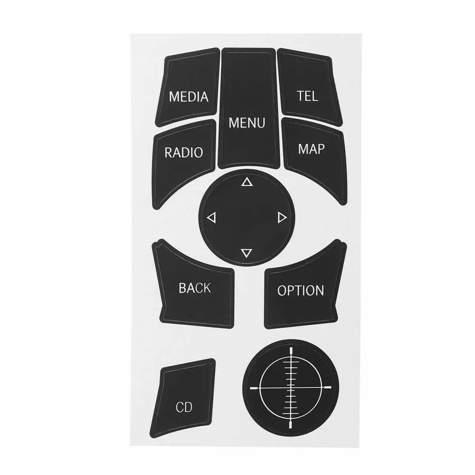 BBWUQIU Schalter Knopf Aufkleber Kompatibel Mit Für M5 M6 X5 2010 2011 2012 2013 Knopfreparatur-Aufkleber-Set, Auto-Innendekorationsaufkleber Und -abziehbilder von BBWUQIU