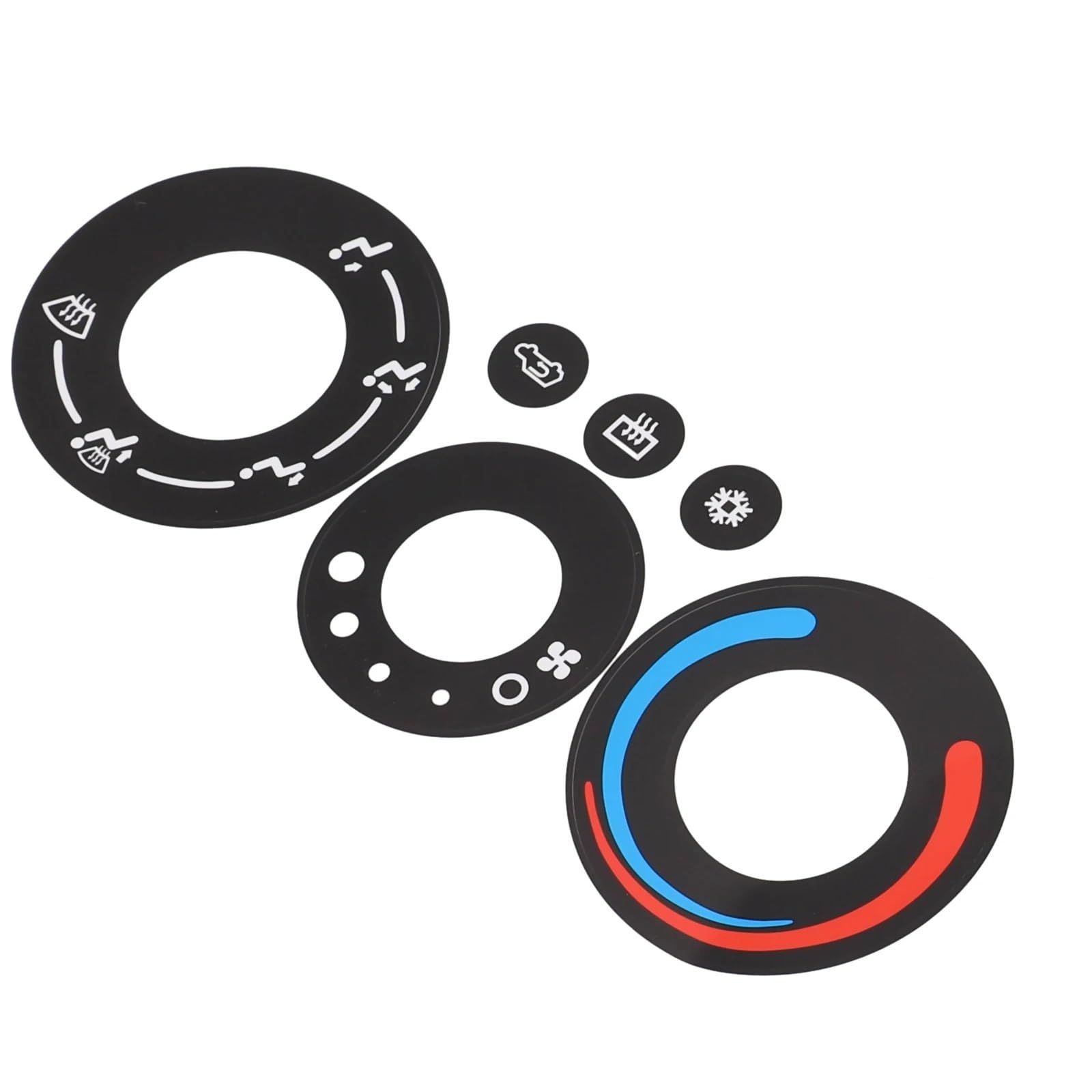 BBWUQIU Schalter Knopf Aufkleber Kompatibel Mit Pontiac Für Torrent 2005 2006, Klimaanlage, Reparaturknopf, Aufkleber, Innenaufkleber, Kit, Dekoration, Zubehör von BBWUQIU