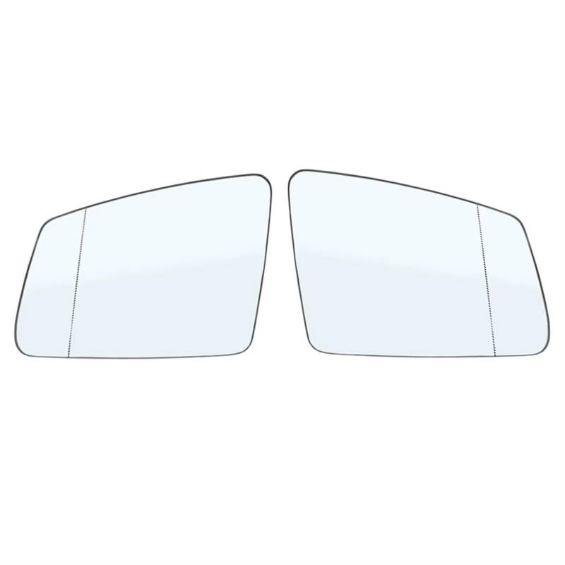 BBWUQIU Seitenspiegelglas Kompatibel Mit Mercedes Für Benz A B C E S GLA GLK-Klasse W204 W212 W221 Rechts + Links Rückspiegelglaslinse 2128100521 2128100621 von BBWUQIU