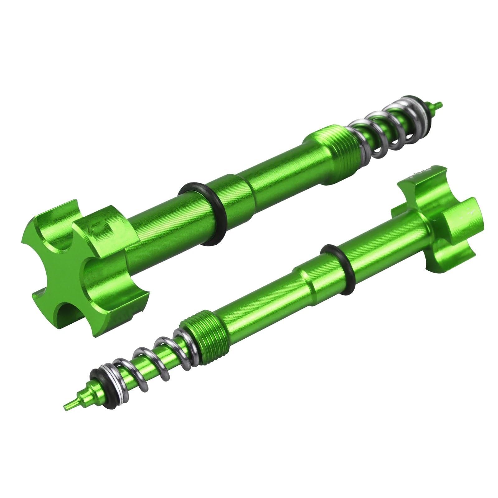 BBWUQIU Verkleidungsschrauben Kompatibel Mit Für KLX450R 2008–2009 Für KX250F 2004–2010 2-teiliges Mischungsvergaser-Einstellschraube Motorradverkleidung Für Schraubensatz(Green) von BBWUQIU