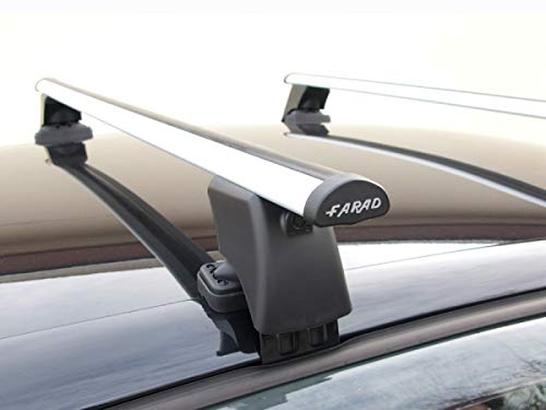 Dachträger FARAD BS + ALU passend für VW Golf 6 von 2008 bis 2013 (3/5 Türer) Aluminium Dachträger ohne Dachreling von BCD