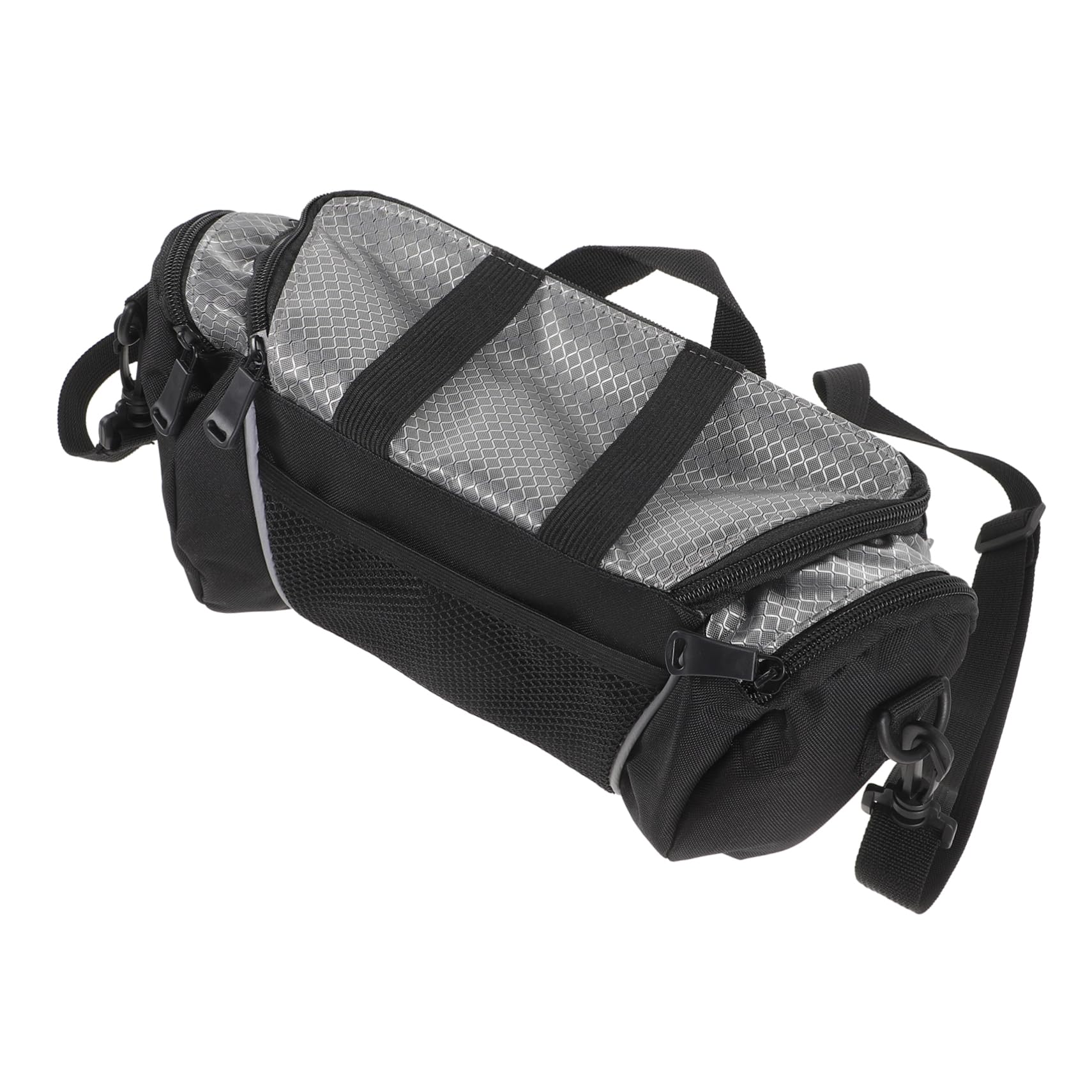 BCOATH 11494 Fahrrad Vorderlenkertasche Silbergrau Praktische Fahrradtasche Für Mountainbike E Bike Und Gravel Ideales Fahrradzubehör Set Für Unterwegs von BCOATH