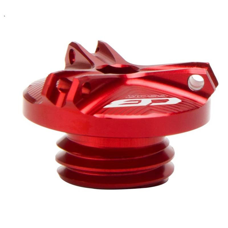 BCOTNHZT Motorrad Motor Filter Cup Plug Cover Schraube Für H CB650R CB 650R 2019 2020 2021(ROT) von BCOTNHZT