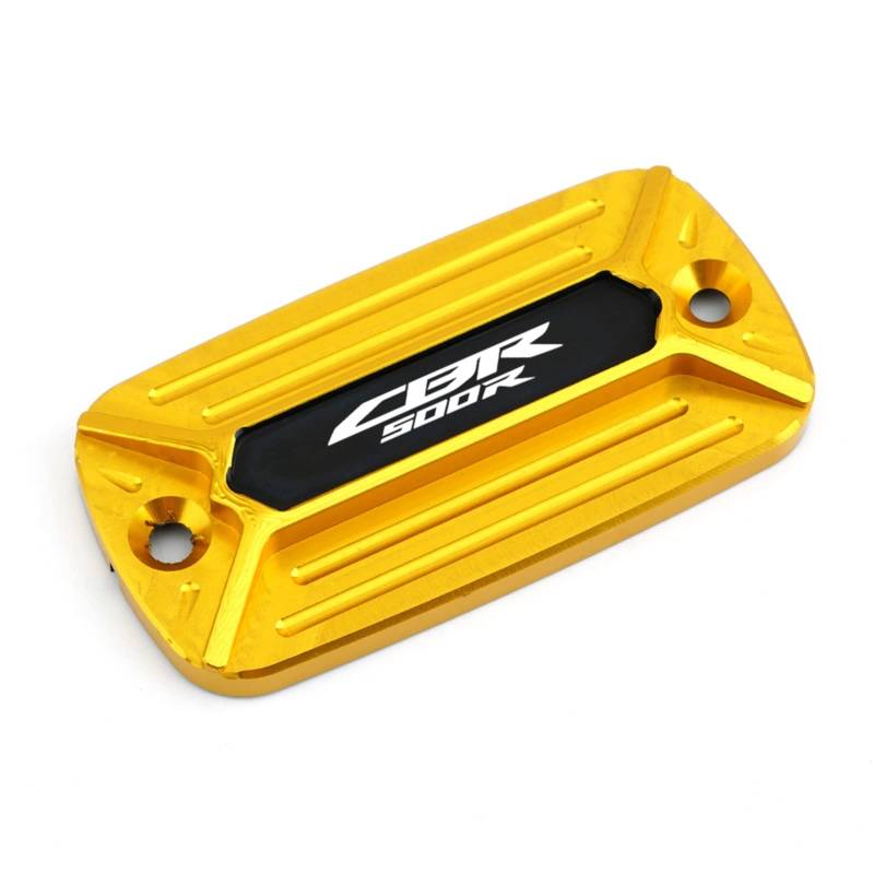 Ölkappe für H CBR500R 2023 CBR 500 R 2023 2023 Motorrad CNC Vorderbremsflüssigkeitsbehälter Abdeckkappe (Gold) von BCOTNHZT