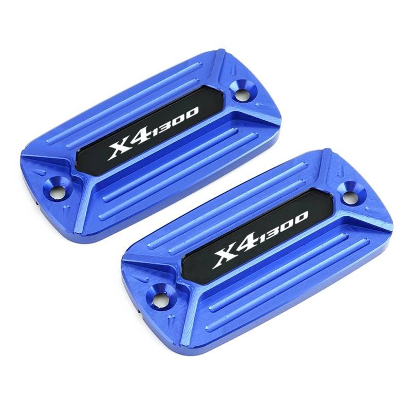 Ölkappe für H STX VT X4 1300 CB1300F Crosstourer 1200 ST1100 Motorrad Vorderbremsflüssigkeitsbehälter Abdeckkappe (Blau) von BCOTNHZT