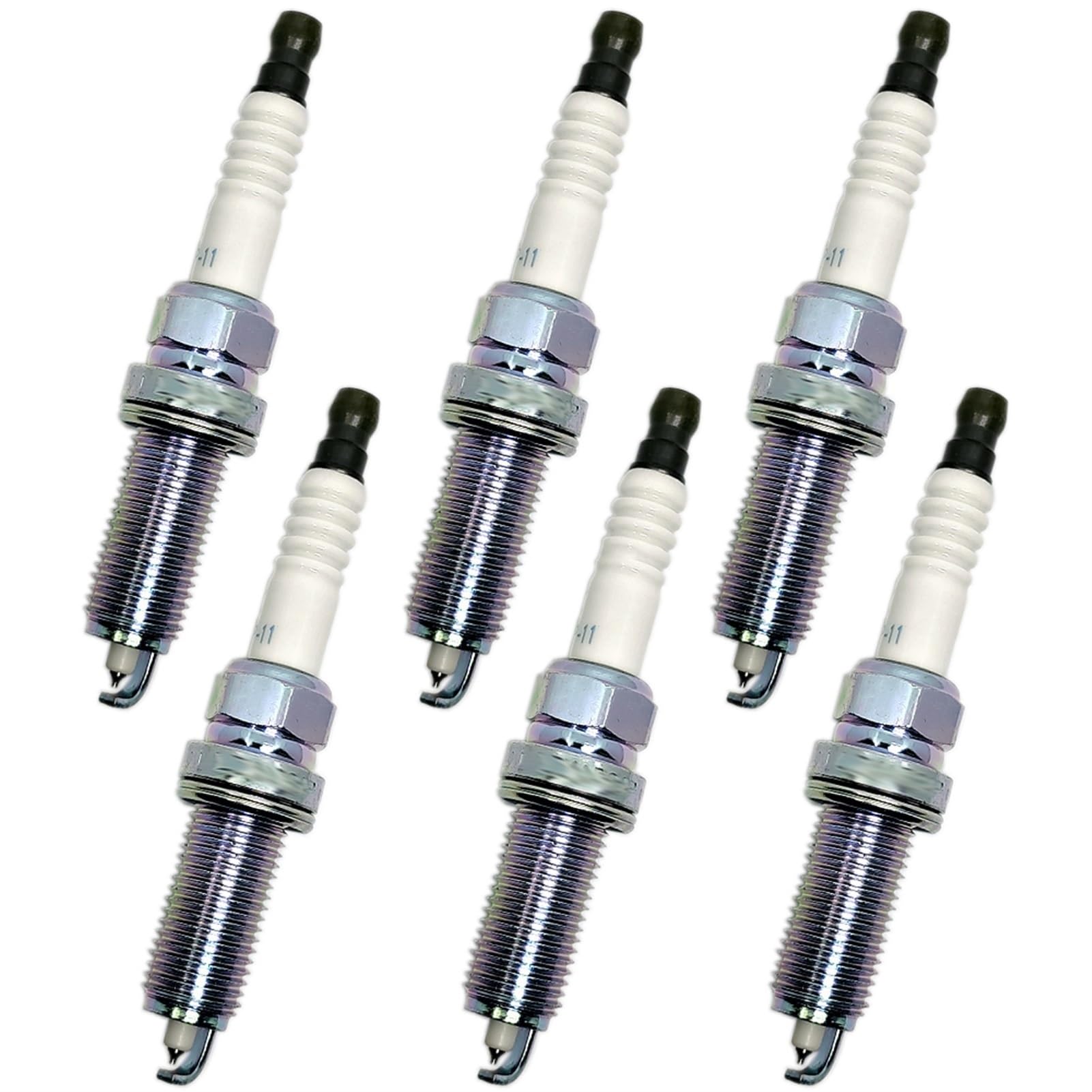 BDAKQJV 4-6 Stück Zündkerzen Platin LZKAR6AP-11 6643 Autoteile (6 Stück Spark Plug) von BDAKQJV