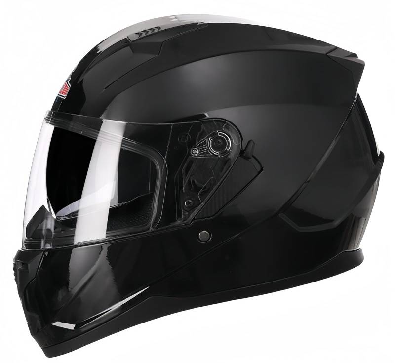 Motorradhelm Motorrad Modularer Helm Mit Doppelvisier, ECE Genehmigte Für Erwachsene, Männer Und Frauen, Leichte Motorrad-Integralhelme A,L59-60CM von BDBRHFG