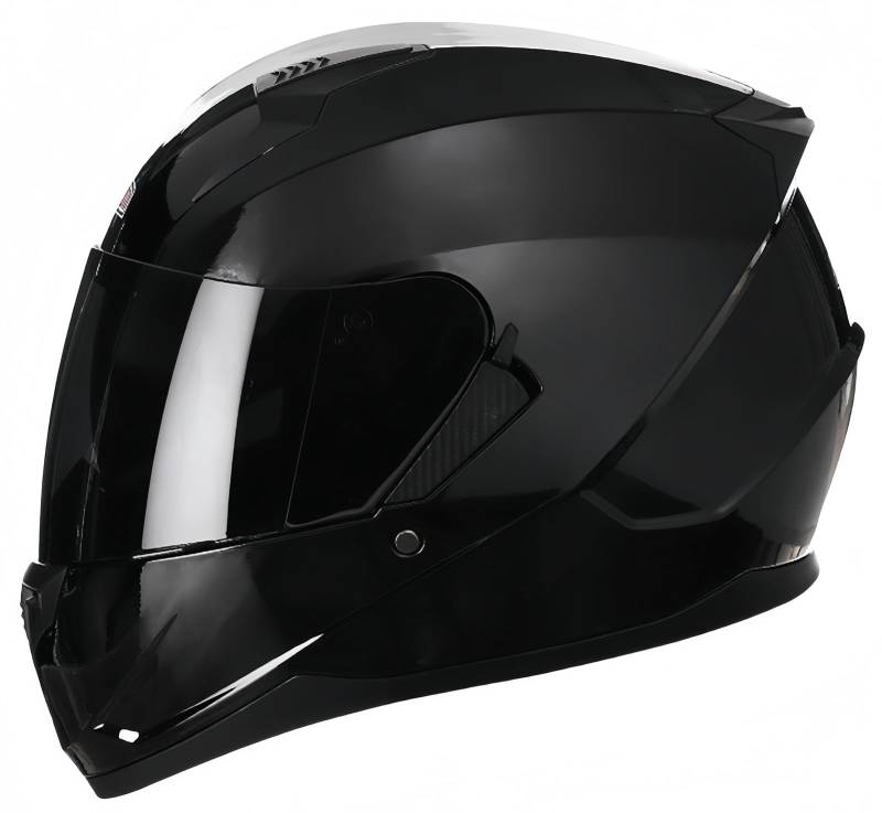 Motorradhelm Motorrad Modularer Helm Mit Doppelvisier, ECE Genehmigte Für Erwachsene, Männer Und Frauen, Leichte Motorrad-Integralhelme B,L59-60CM von BDBRHFG