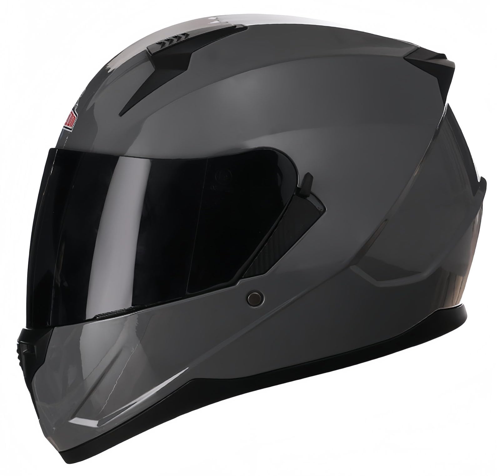 Motorradhelm Motorrad Modularer Helm Mit Doppelvisier, ECE Genehmigte Für Erwachsene, Männer Und Frauen, Leichte Motorrad-Integralhelme F,M57-58CM von BDBRHFG