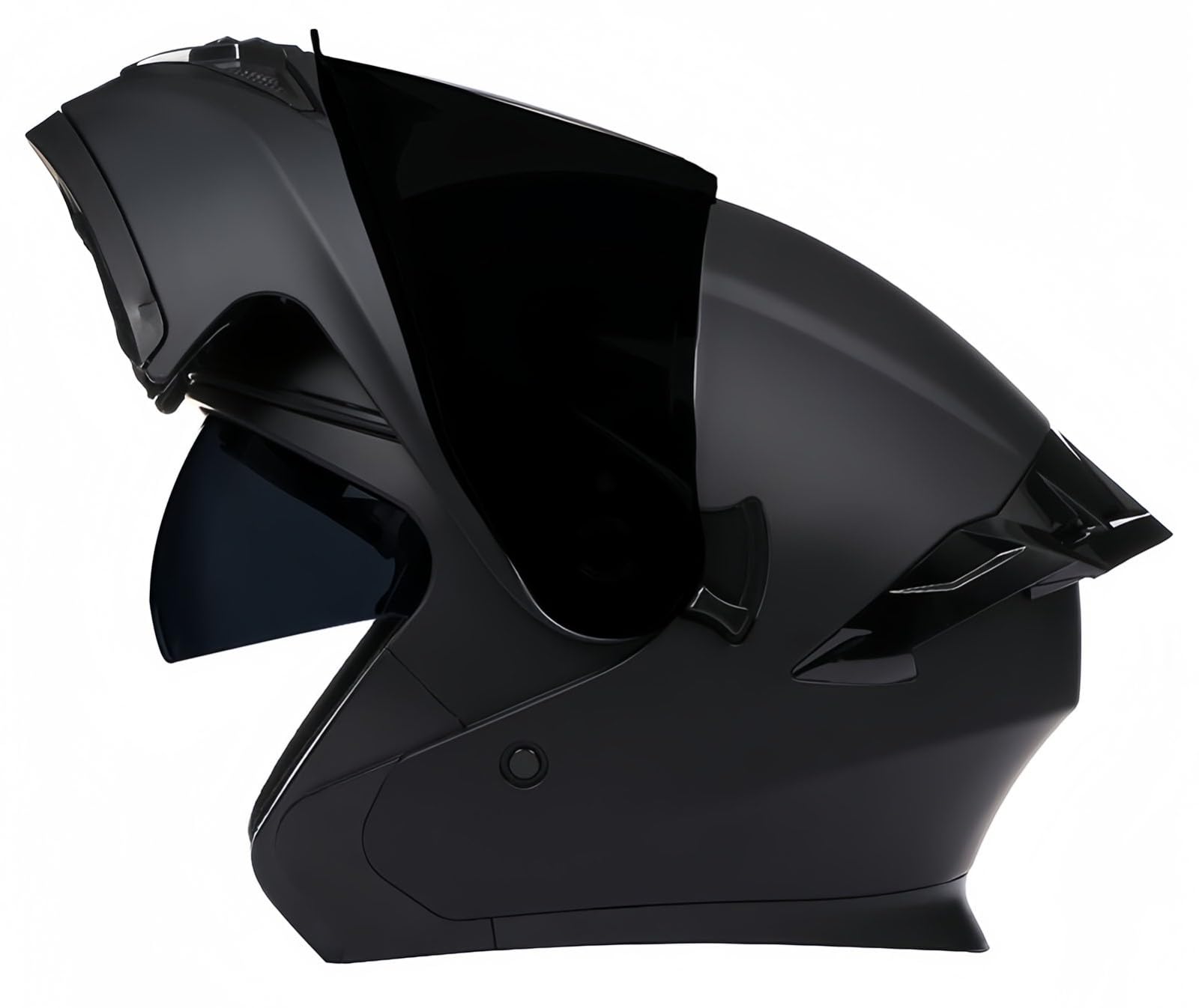 Motorradhelmmotorrad-Integralhelm, Motorrad-Sturzhelm Für Erwachsene, ECE-Geprüft, Eingebautes Doppelvisier, Hochklappbare Vorderseite A,XL61-62CM von BDBRHFG