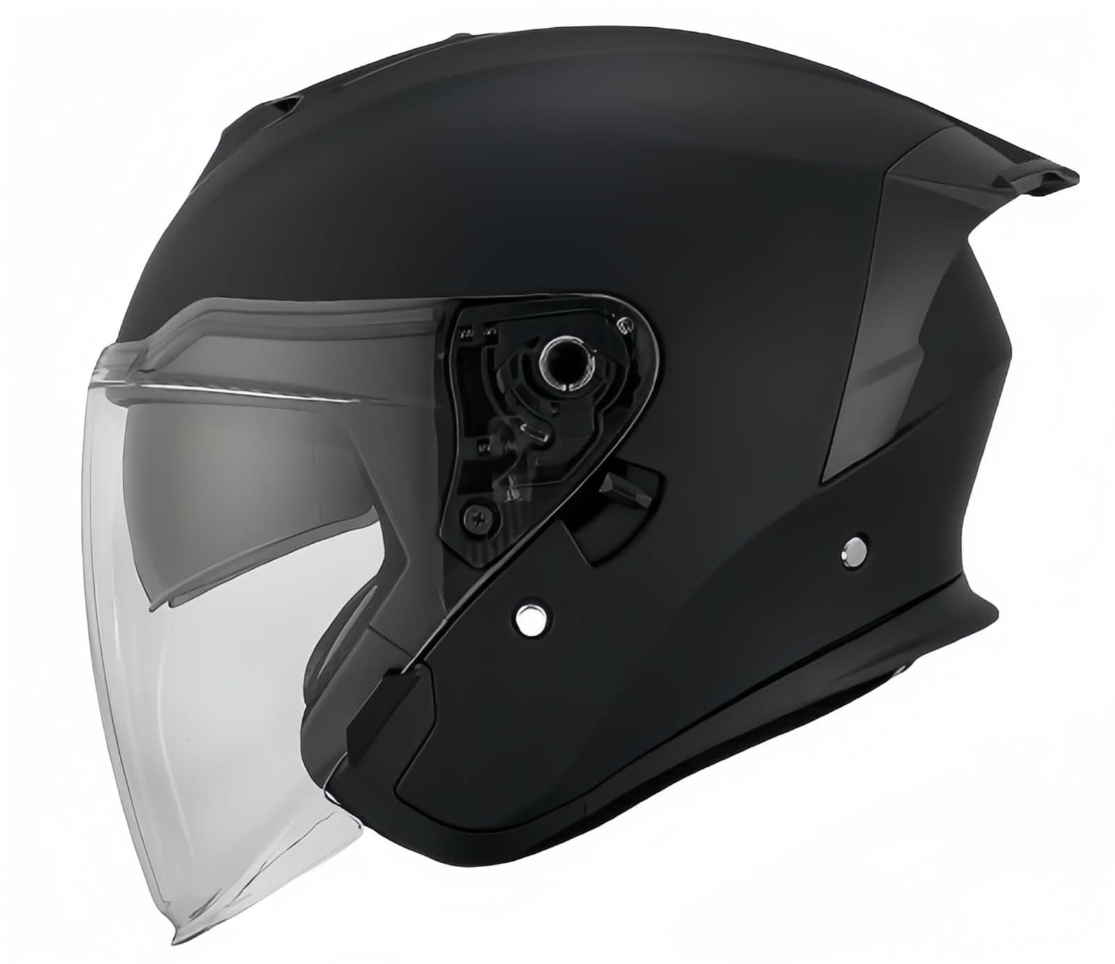 Offener Motorradhelm, Motorradhelme, 3/4-Doppelbrille, Herausnehmbare Liner-Ohrenschützer, ECE-Zertifizierung Für Männer Und Frauen B,L59-60CM von BDBRHFG