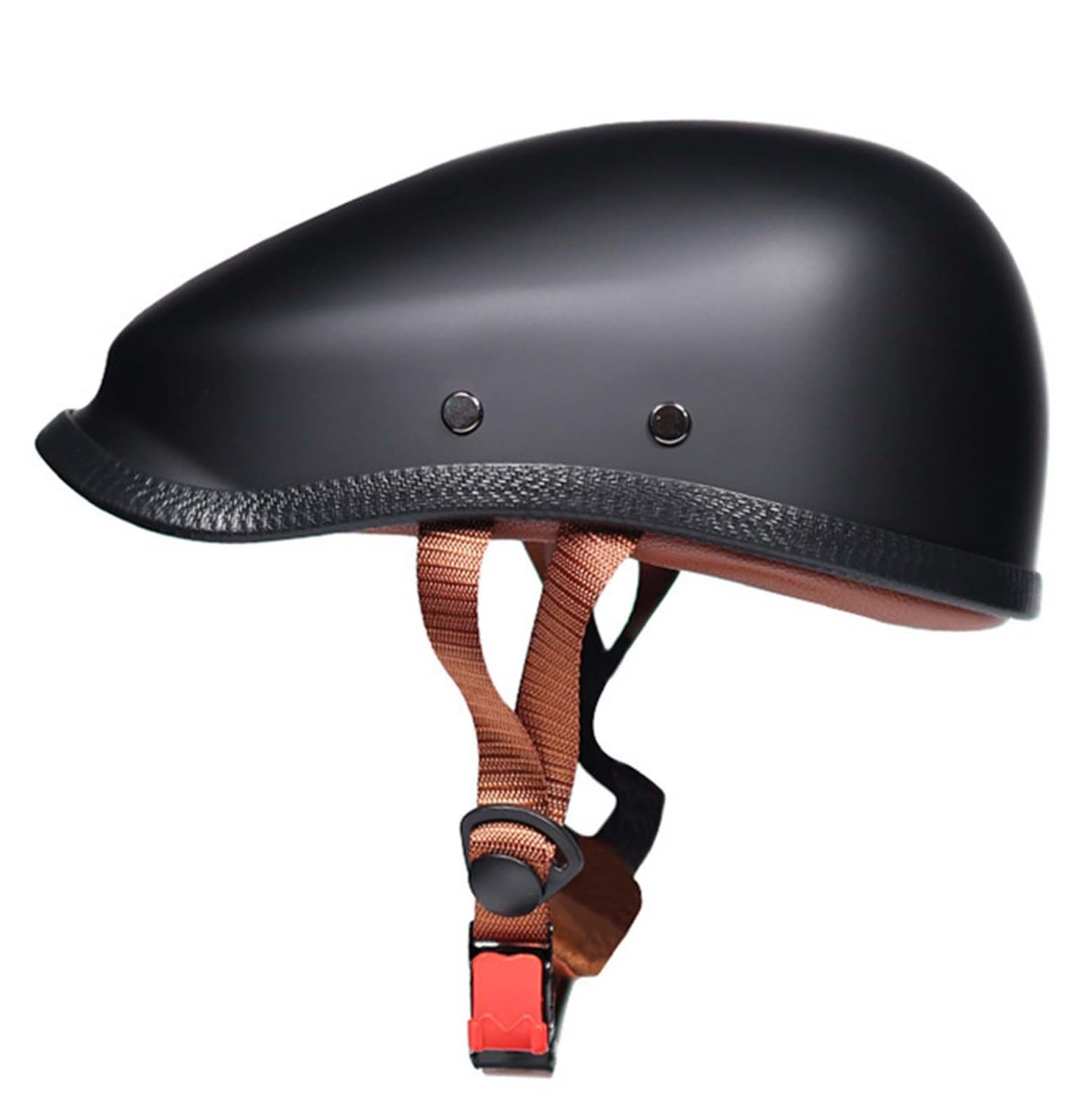 Retro Motorrad Halbhelm Klein Und Leicht ECE-Geprüft Für Männer Und Frauen Vintage Jethelm Für Erwachsene Für Moped B,L57-58CM von BDBRHFG