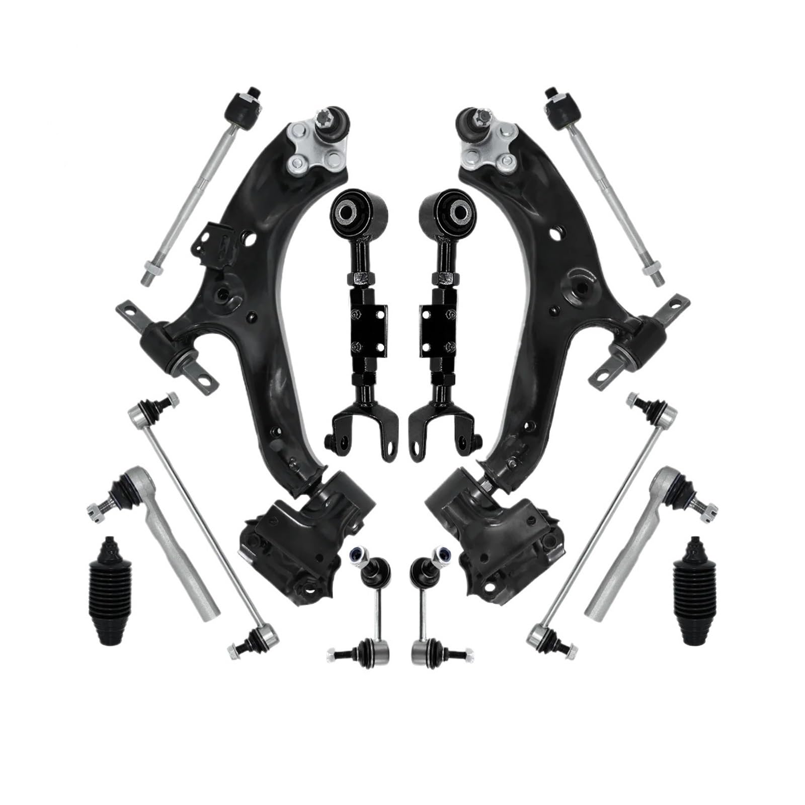 14-teiliges Front Lower Arm Suspension Oberarm Spurstangenmanschetten-Kit Kompatibel for Honda CRV CR-V 2012 2013 2014 2015 2016 von BDGYJGFE