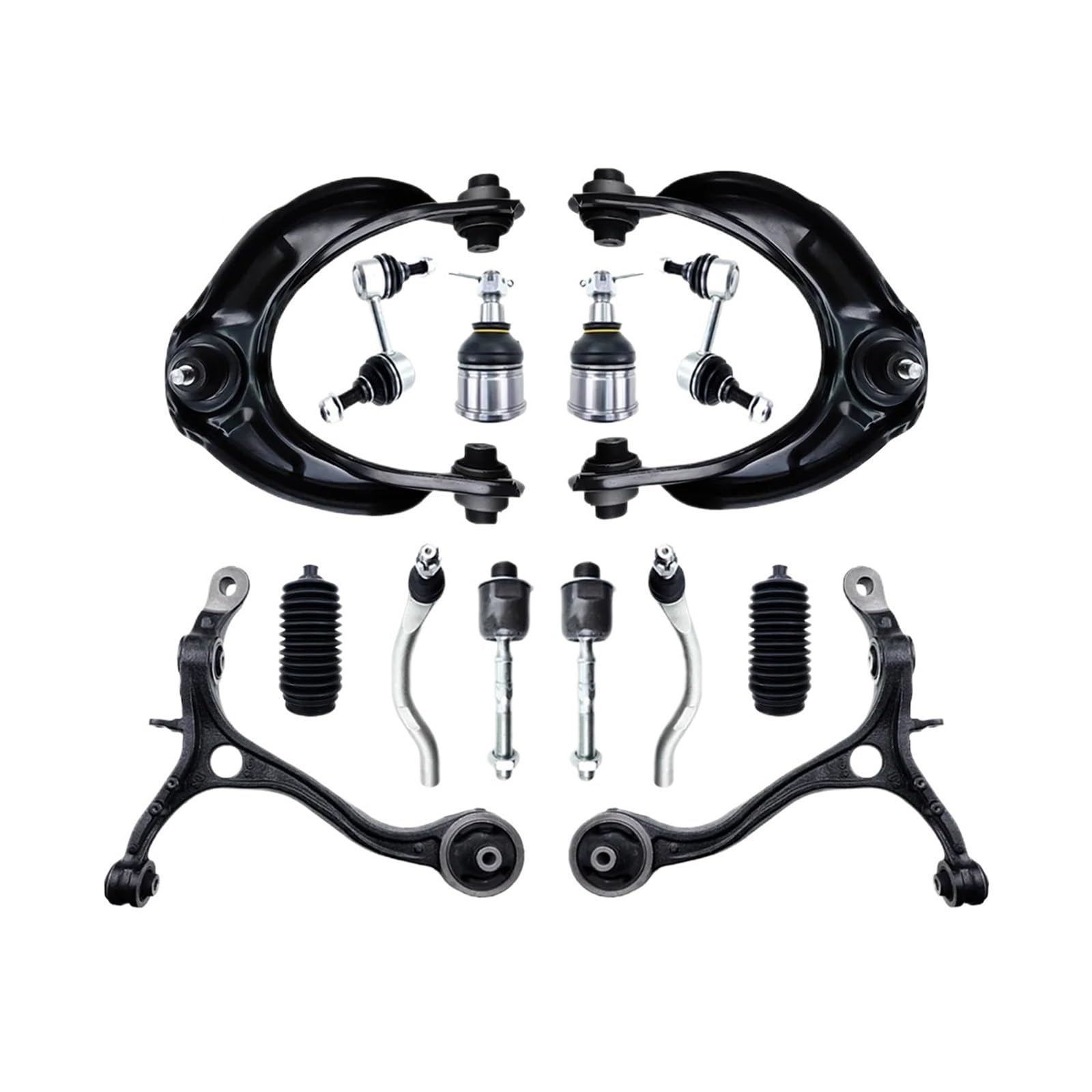 14-teiliges Front Suspension Oberen Unteren Querlenker Kugelgelenke Stabilisator Links Kit Kompatibel for Honda Accord 2008 2009 2010-2012 von BDGYJGFE