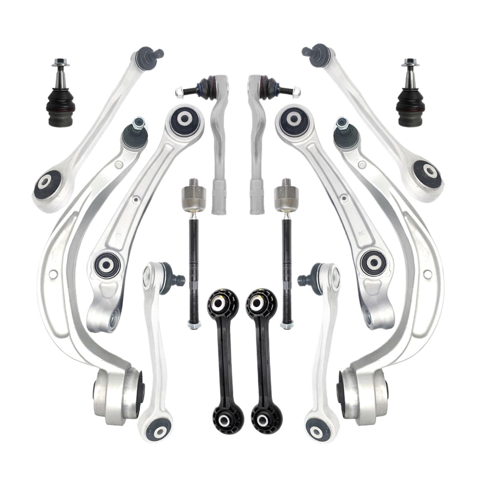 16 stücke Front Upper Lower Arm Mit Kugelgelenk Set Kompatibel for Audi A4 B8 A5 A6 A7 2007-2017 von BDGYJGFE