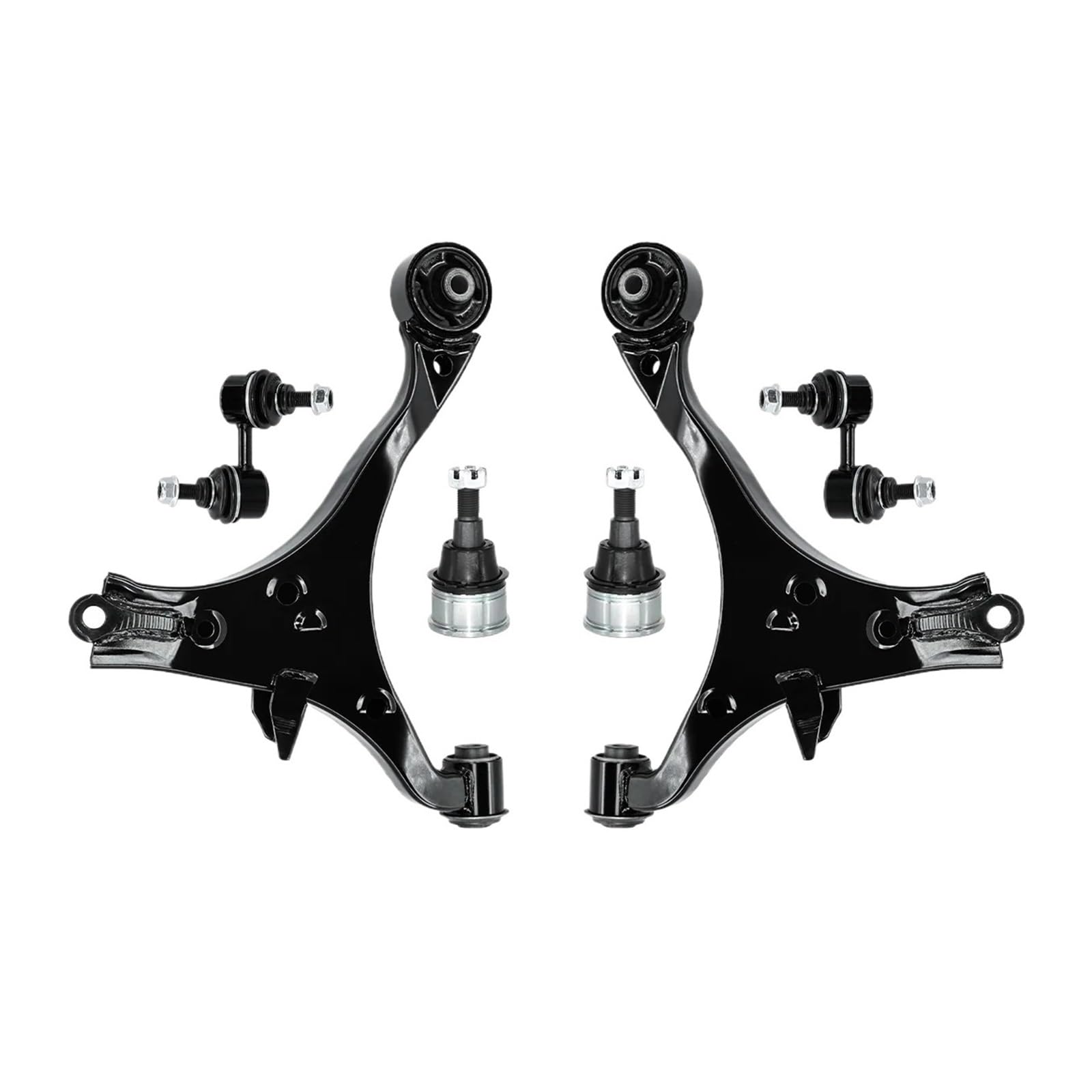 6 stücke Front Lower Suspension Kit Querlenker Kugelgelenke Stabilisator Links Kit Kompatibel for HONDA CIVIC ACURA EL 2001-2002 von BDGYJGFE