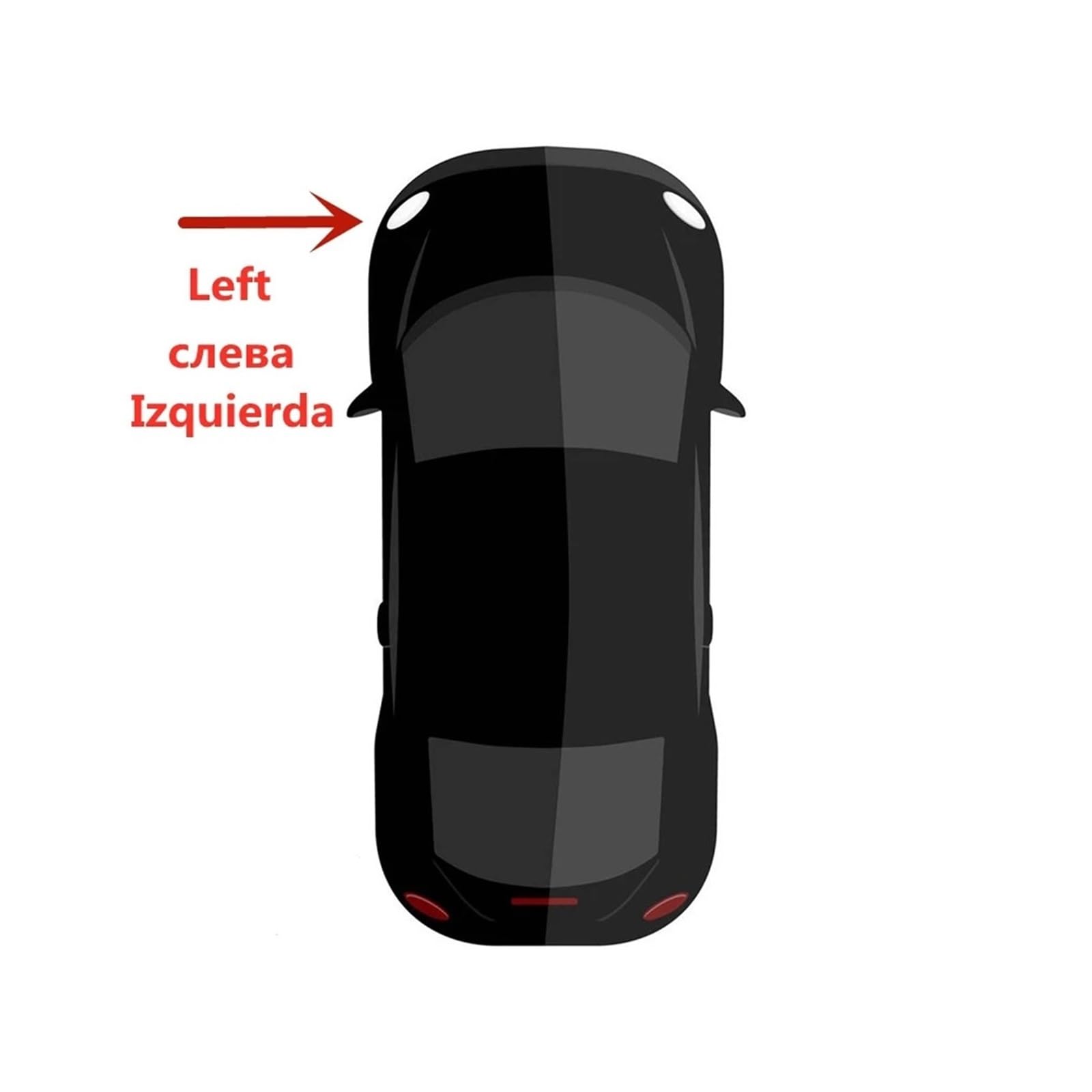 Auto-Frontscheinwerferabdeckung, kompatibel for BMW X5 E70 2007–2013, Linsenglas-Scheinwerfer, transparente Lampenschirm-Lampenschalenmasken(Left) von BDGYJGFE