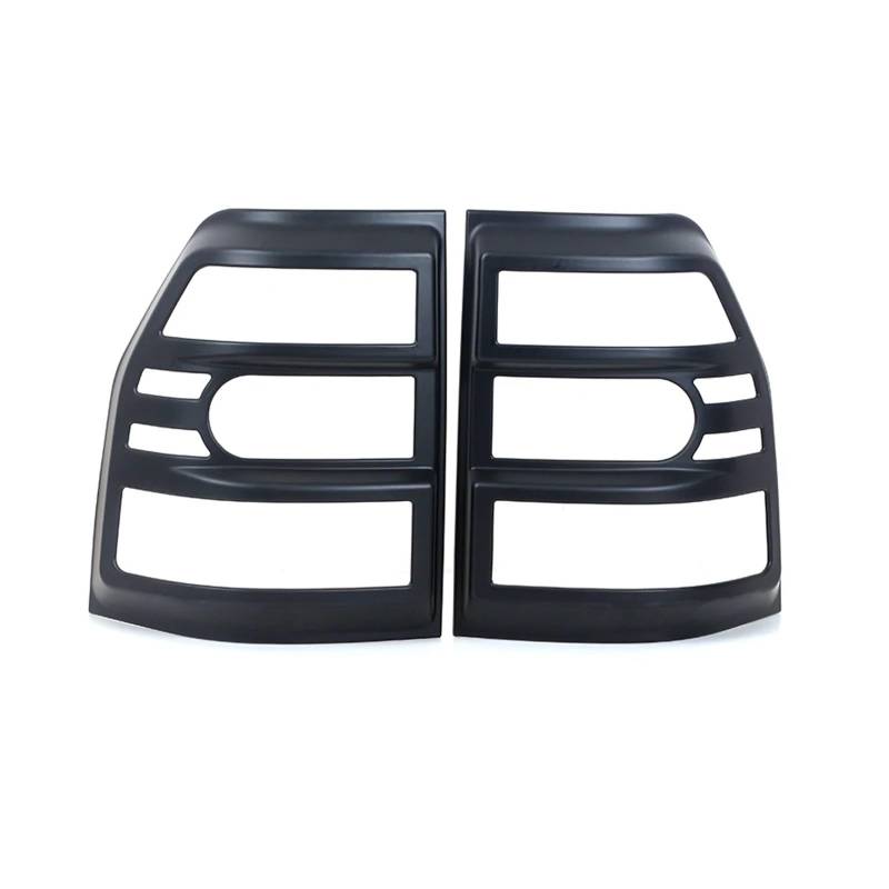 Car ABS Taillamp Cover Matte Black Tail Light Frame Rear Lamp Cover Compatible For Mitsubishi Pajero V87/V93/V95/V97 2007-2022(Matte Black) von BDGYJGFE