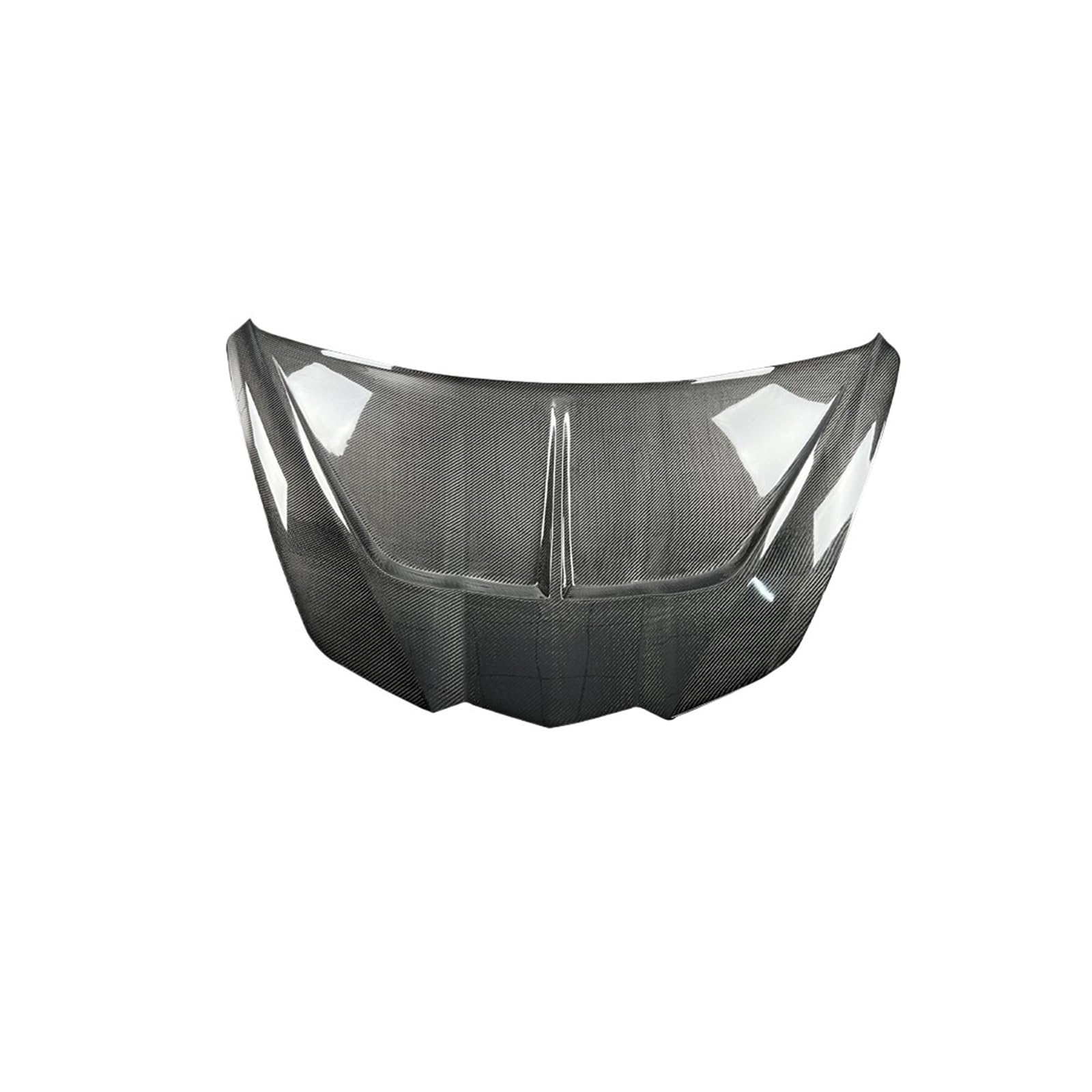 Carbon Fiber Front Hood Kompatibel for Chevrolet Corvette C8 Körper Kit ST Stil Motorhaube(Wet-Carbon) von BDGYJGFE