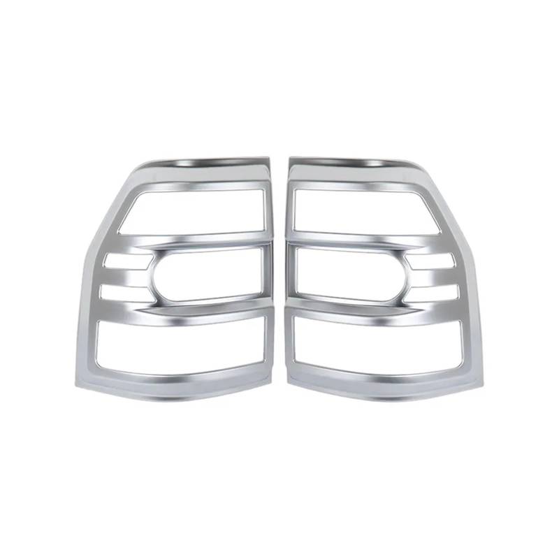 Compatible For Mitsubishi Pajero V93/V97 2007-2020 1 Pair Car Rear Tail Light Cover Exterior Modification Taillight Trim Decorative Frame(Silver) von BDGYJGFE