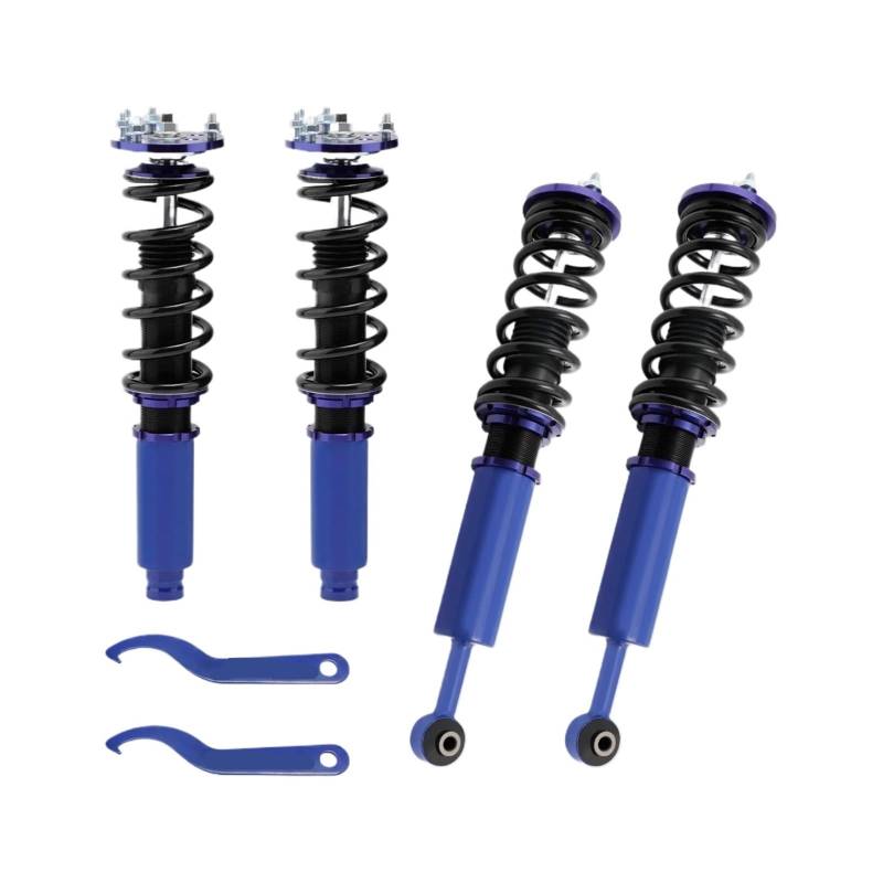 Gewindefahrwerk Gewindefahrwerk Federbeine Kit Kompatibel for Honda Accord 2004-2008 Einstellbare Stoßdämpfer Frühling Suspension von BDGYJGFE