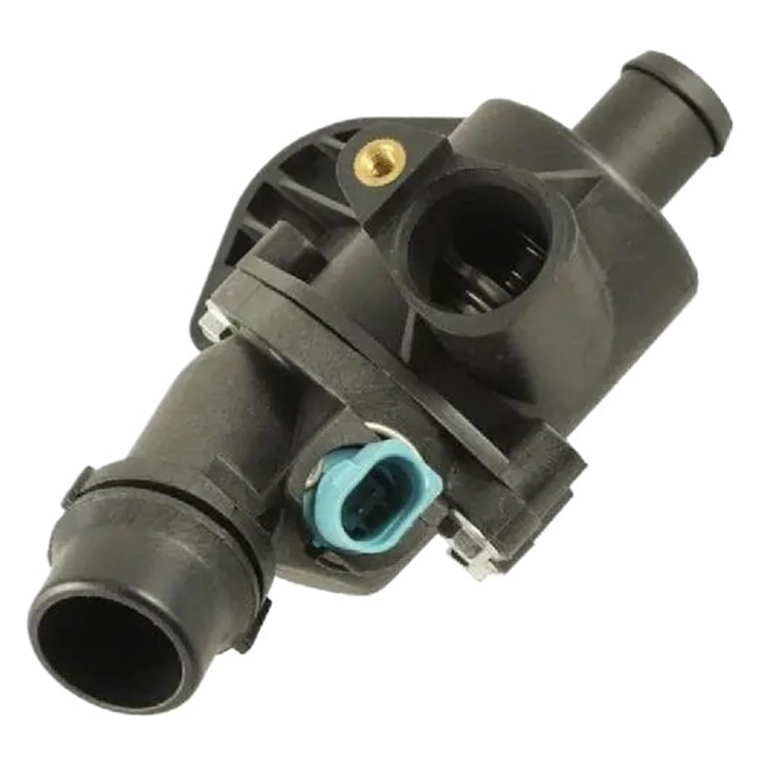 Kompatibel for Audi A4 Thermostat Gehäuse Mit Sensor Kompatibel for A4 Quattro 1,8 L Auto-Kühlmittel-Thermostat-Gehäuse-Assembly-06B-1/06B121111K von BDGYJGFE