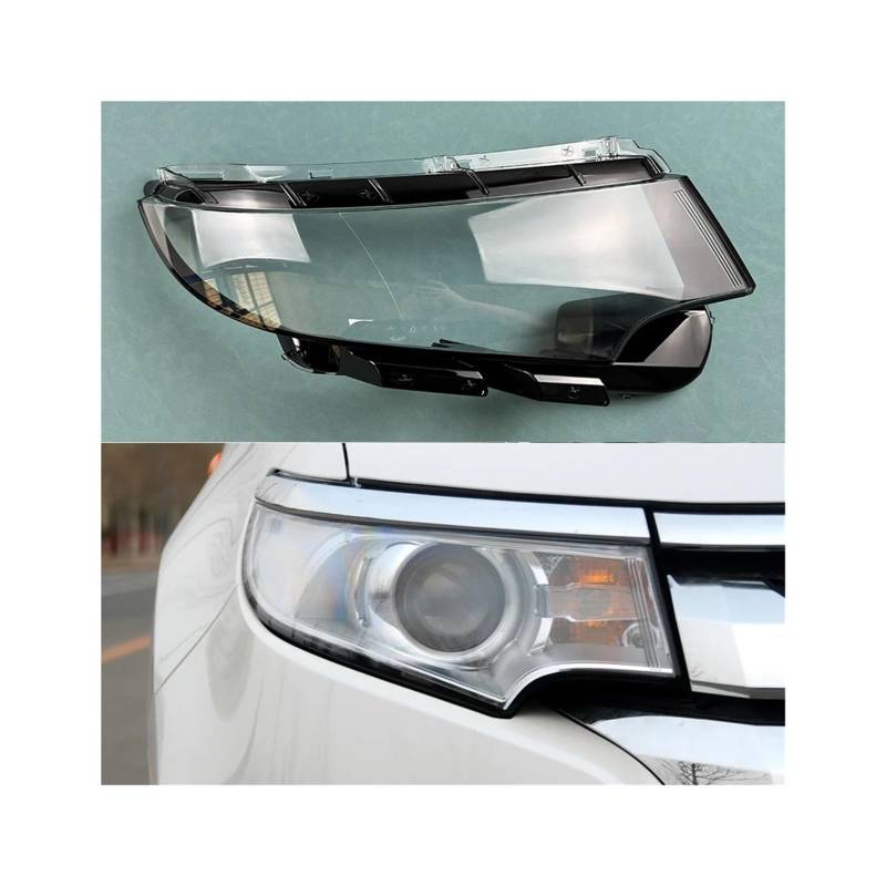 Kompatibel for Ford Edge 2009 2011 2012 Frontlampenschirm Transparent Shell Scheinwerfergehäuse Scheinwerferlampenabdeckung Linse Plexiglas(Right) von BDGYJGFE