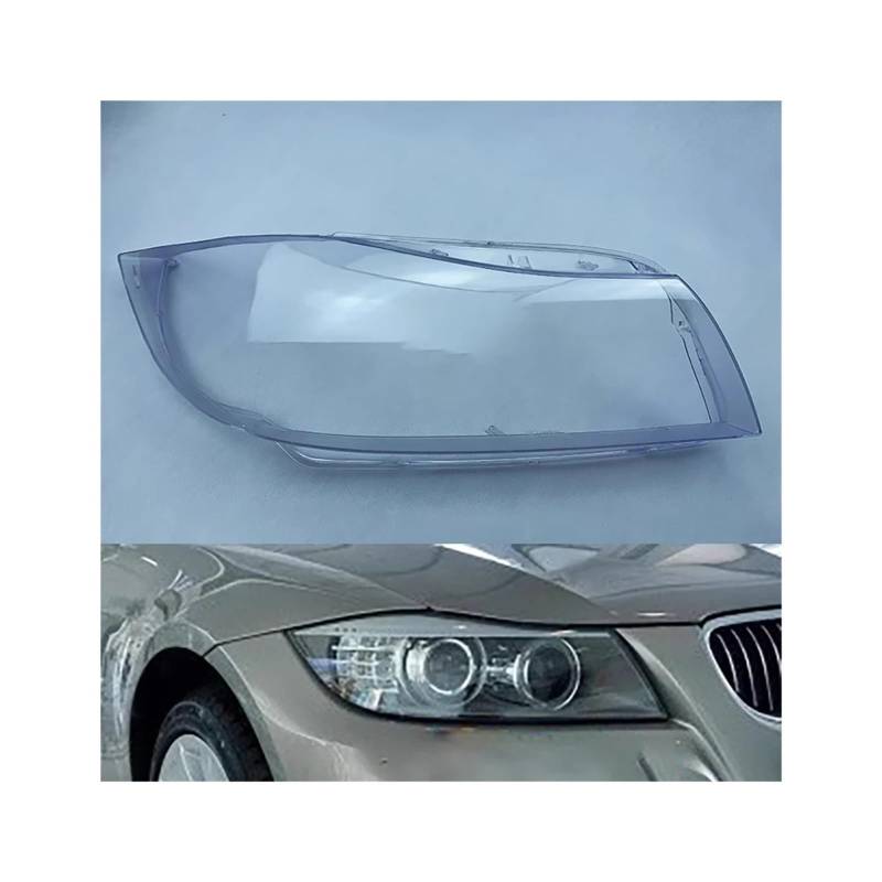 Kompatibel mit BMW 3er E90 2005-2012, Halogen-Autoscheinwerferabdeckung, Lampenabdeckung, Lampenschirm, Lampenglaslinse, Gehäuse, Auto-Lichtkappen(LOW Right) von BDGYJGFE