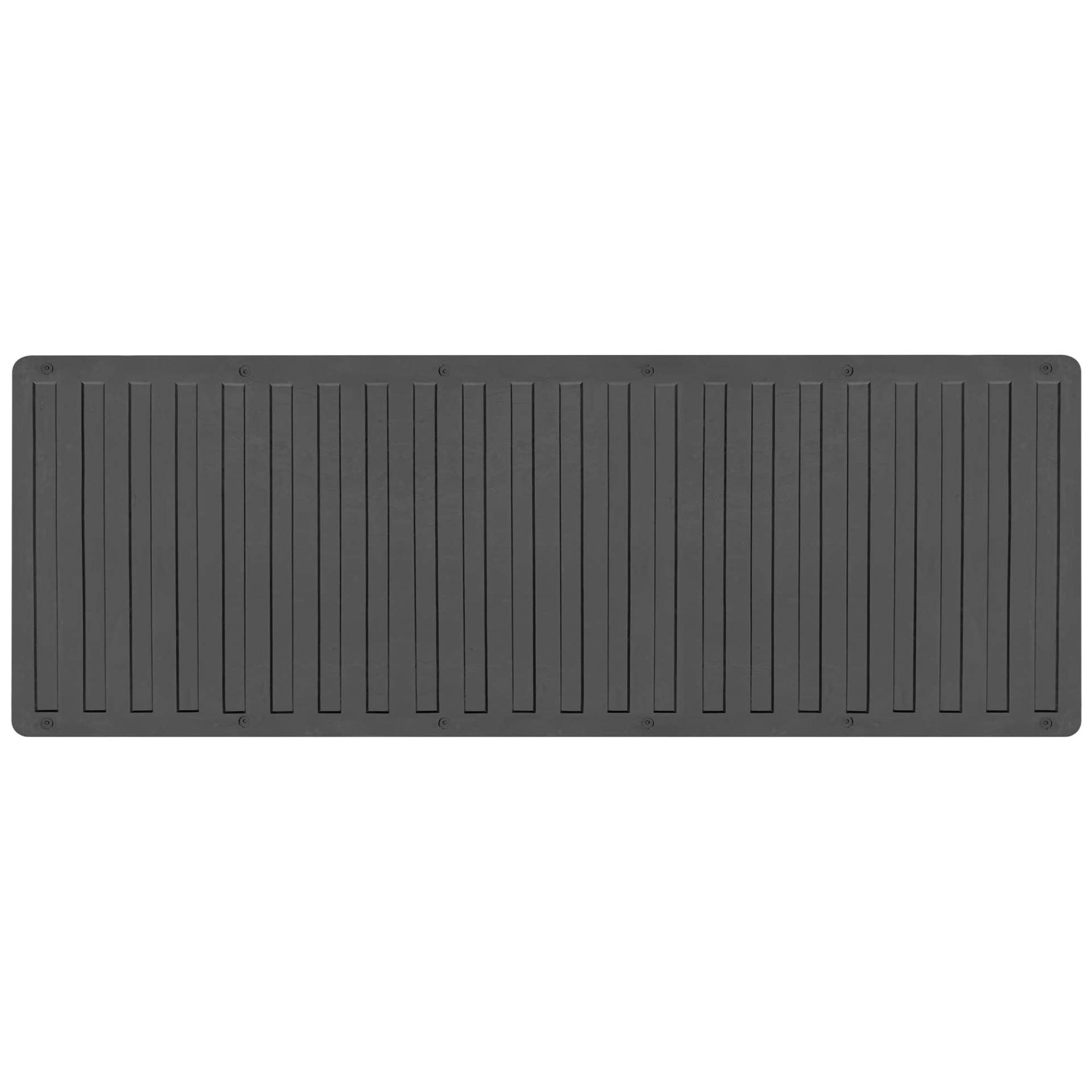 BDK -MT-600A Heavy Duty Utility Truck Bed Heckklappenmatte, 152,4 cm x 49,5 cm, extra dicke Gummi-Cargo-Auskleidung für Pickup Trucks mit universeller Trim-to-Fit-Design - Schwarz von BDK