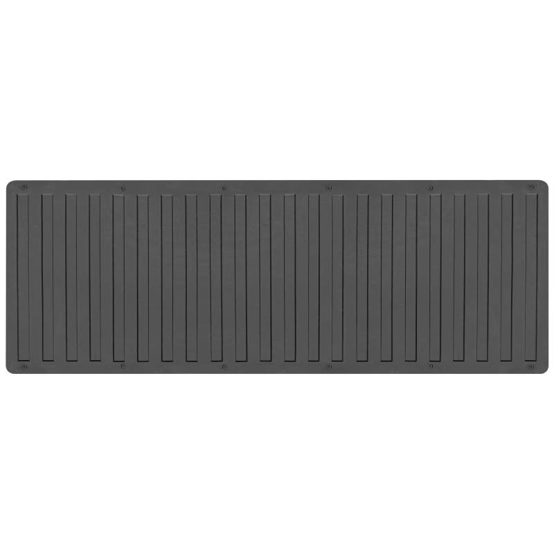 BDK -MT-600A Heavy Duty Utility Truck Bed Heckklappenmatte, 152,4 cm x 49,5 cm, extra dicke Gummi-Cargo-Auskleidung für Pickup Trucks mit universeller Trim-to-Fit-Design - Schwarz von BDK