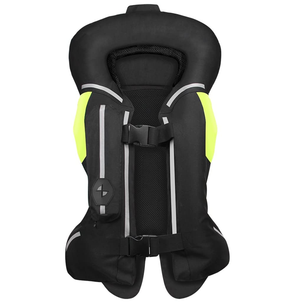 BDXZJ Racing Airbag Weste, Motorrad Airbag Weste, Radfahren Warnweste Airbag Weste, Radfahren Warnweste Airbag Weste für Motorräder, Fahrräder, Reiten, Skifahren A,S von BDXZJ