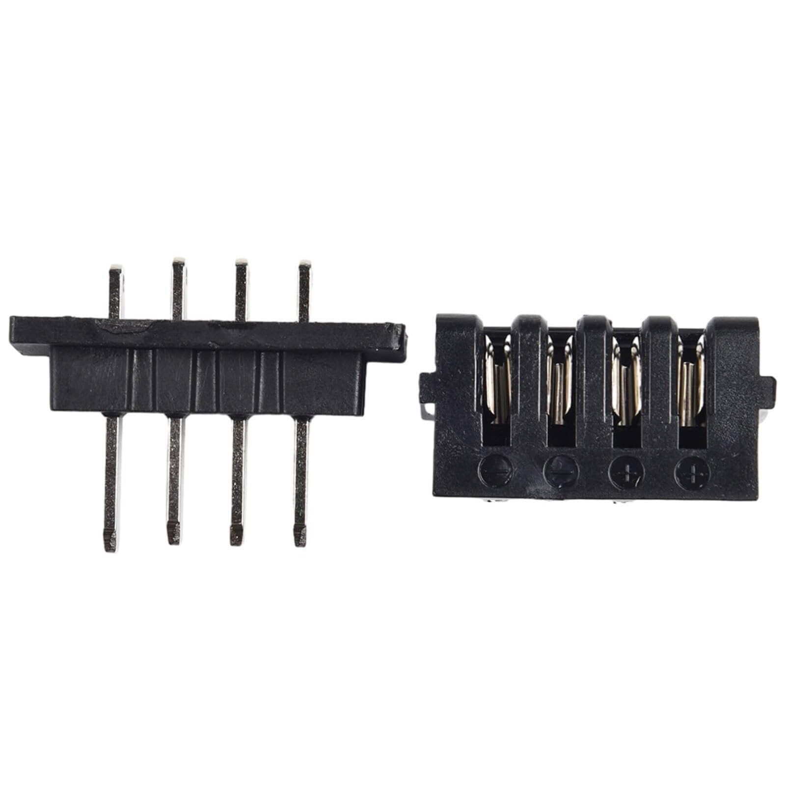 BEALIFE Batterie Power Entladung Stecker 4 Pins Männlich Weiblich Für Hailong Batterie Box Batterie Basis/Platte Teile Für Hailong EBike, 4 polig von BEALIFE