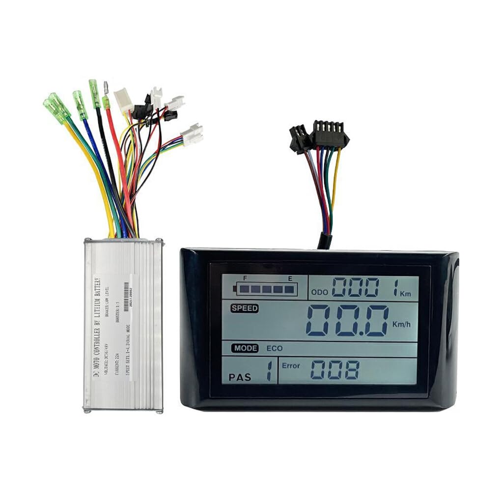 BEALIFE LCD Display Elektrofahrrad Controller Kit Controller tragbare wasserdichte bürstenlose Motorrad PVC Komponenten von BEALIFE