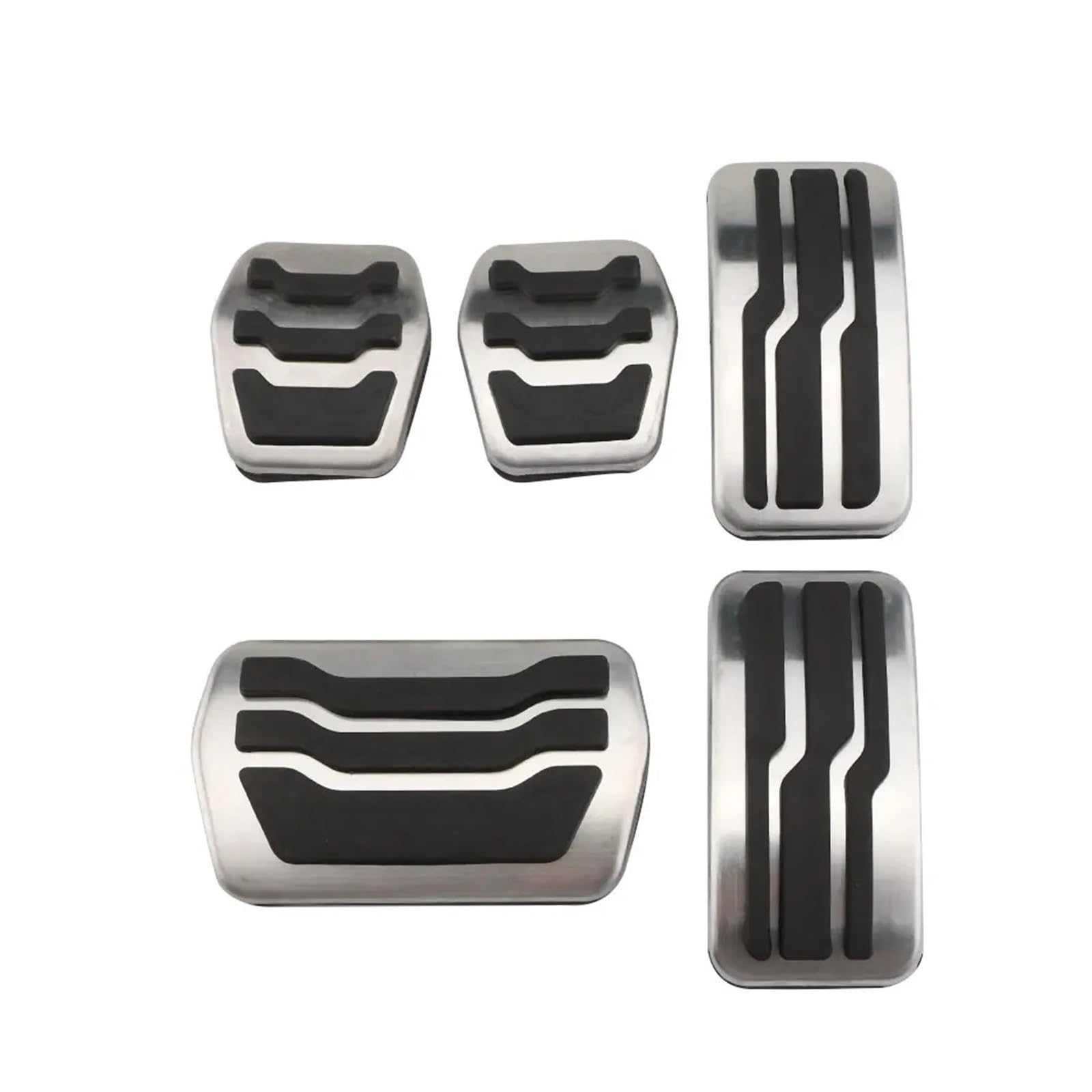 Edelstahl Kraftstoffpedal Bremspedale Rest Pedal Set Abdeckung für Ford Focus 2 3 4 MK2 MK3 MK4 St Rs 2005-2018 Zubehör (AT) von BEAUIY