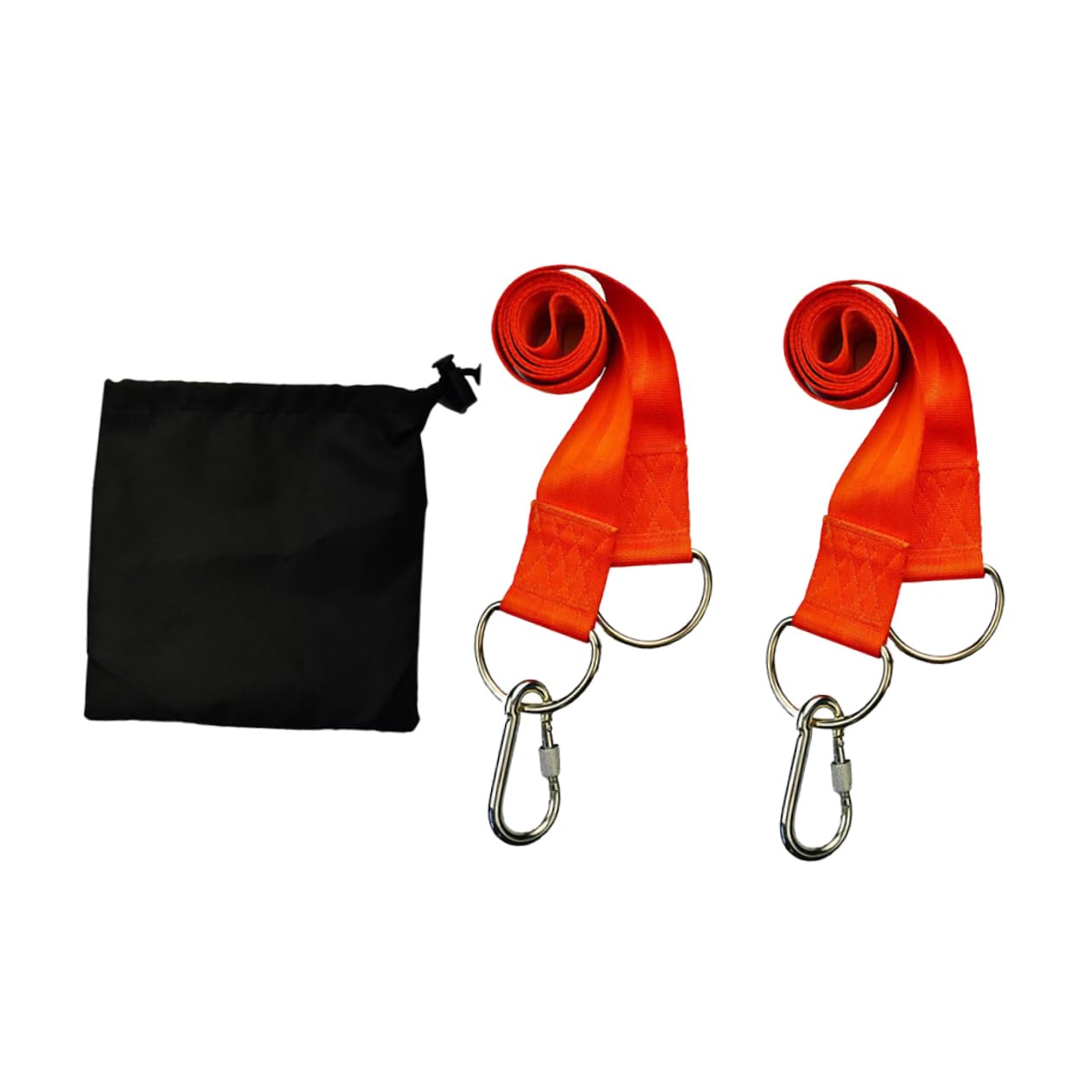 1 Set Schaukelseil Outdoor Schaukel Karabiner Schaukel Wasserdicht Deckenprojektor Wohnwagen Baldachin Auto Markise Schaukel Gurte Schaukel Feste Seile Schaukel Aufhängegurte Nylon Orange BEBEMOKO von BEBEMOKO