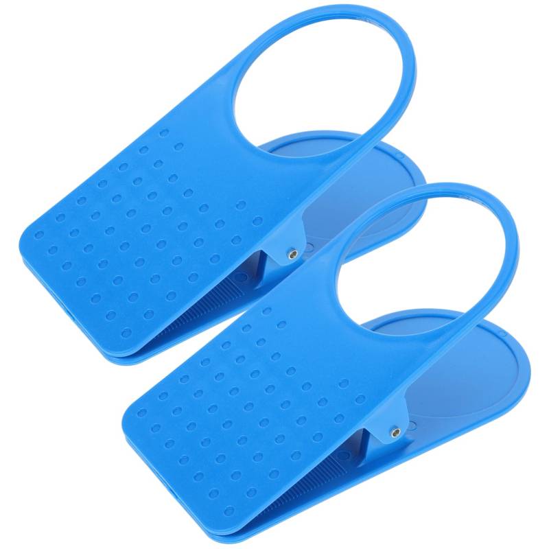 BEBEMOKO 2 Stück Becherhalter Clip Schreibtisch Seite Becherständer Tischkante Becherhalter Tischklemme Becherhalter Schreibtisch Flaschenhalter Klemme auf Becherhalter Clip auf Getränkehalter Tisch von BEBEMOKO