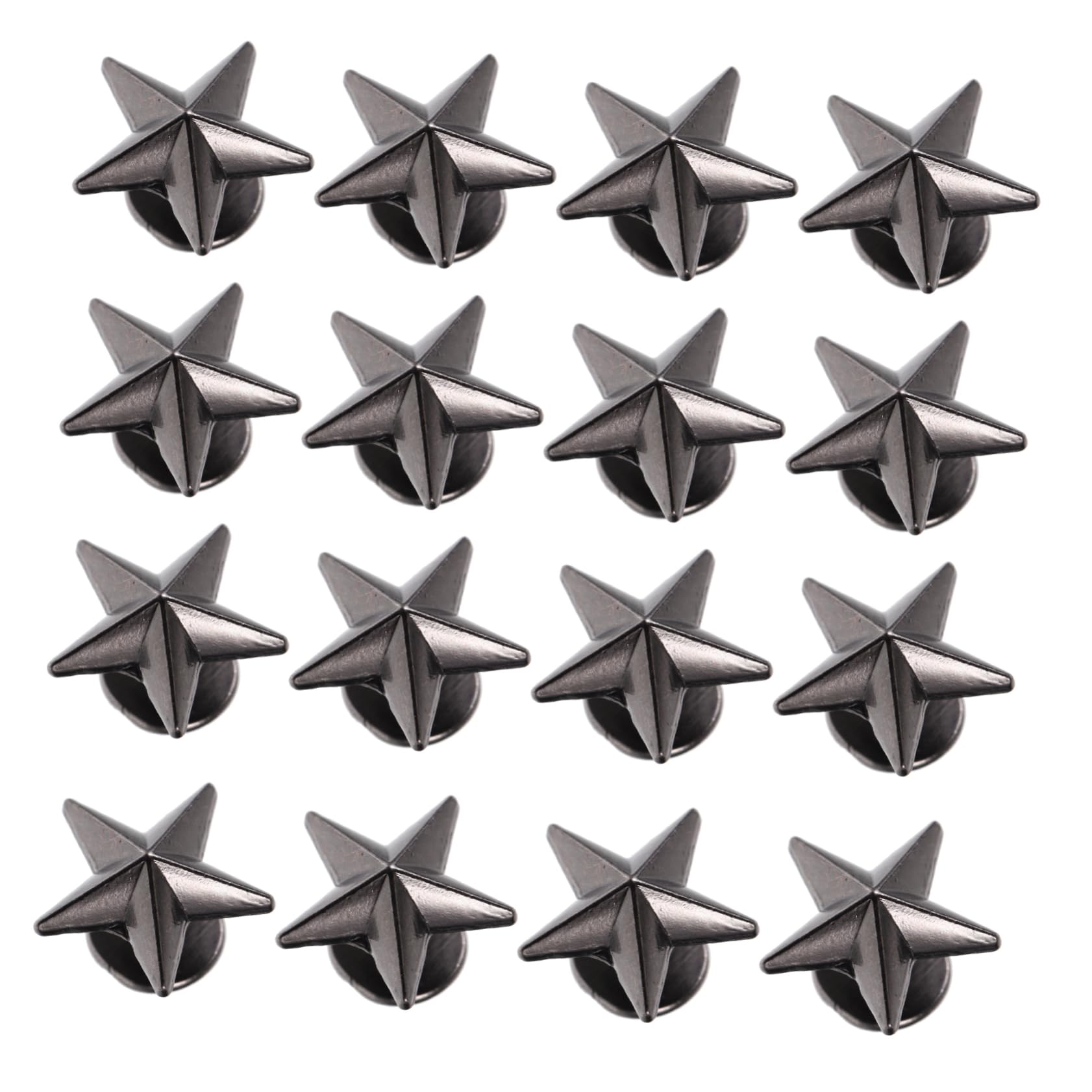 BEBEMOKO 50pcs Leder Kleidung Stern Spikes Gürteltasche DIY Legierung Spikes Punk Spike Materialien für Kleidung von BEBEMOKO